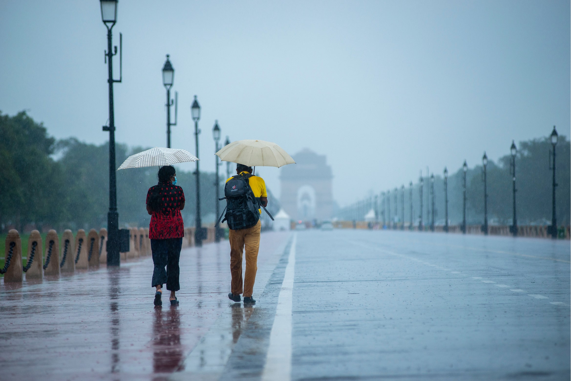 Cloudy Skies and Light Rain Mark the Start of Monsoon in Delhi, Offering a Breezy Break