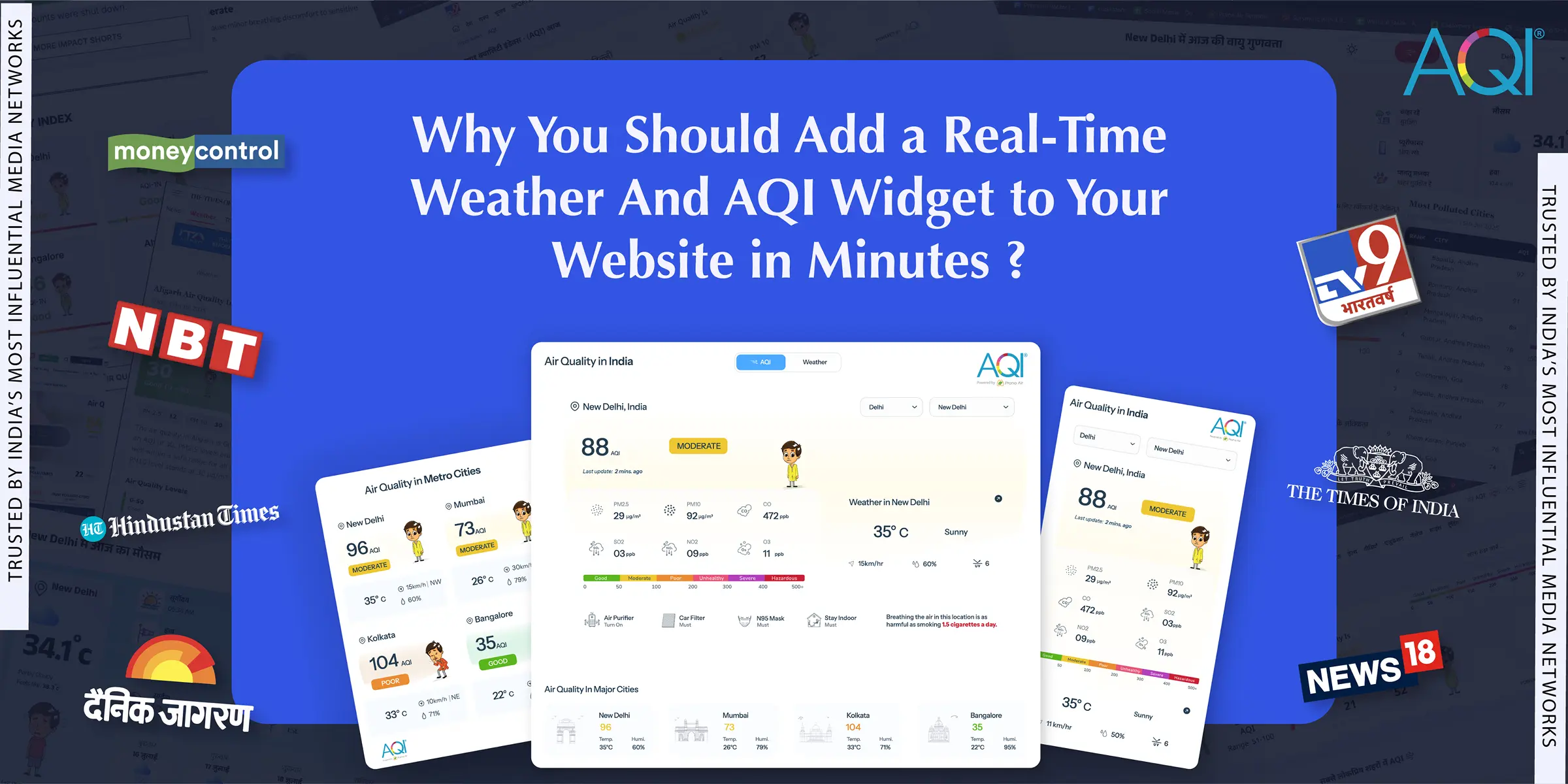 Why You Should Add a Real-Time Weather and AQI Widget to Your Website?